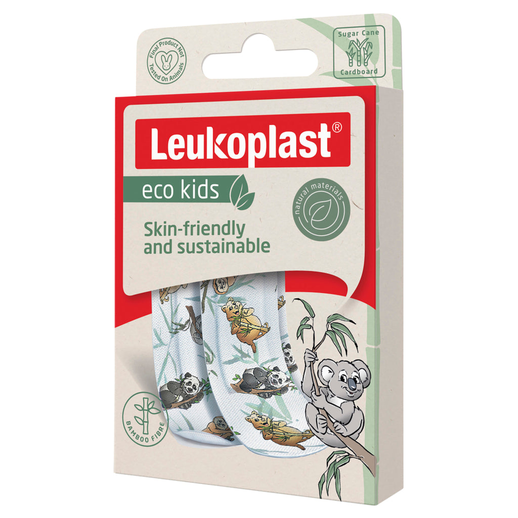 Eco Kids Bamboo Dressing Strips Latex Free in 2 Sizes (12)