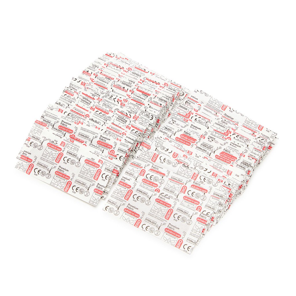 Fabric Dressing Strips Extra Wide Latex Free 2.5cm x 7.5cm (100) - Brenniston