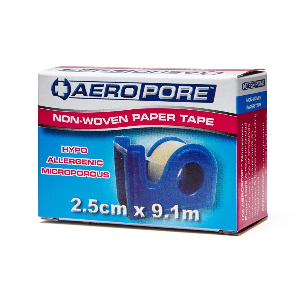 Hypoallergenic Paper Tape With Dispenser 2.5cm - Brenniston