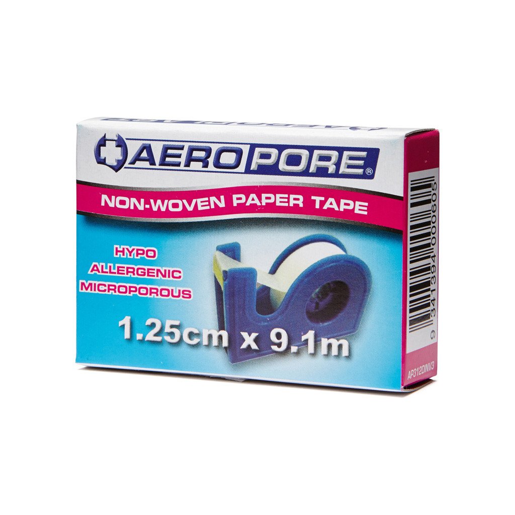Hypoallergenic Paper Tape With Dispenser 1.25cm - Brenniston