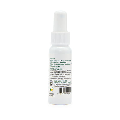 Brenniston Relievex spray bottle with label on a white background
