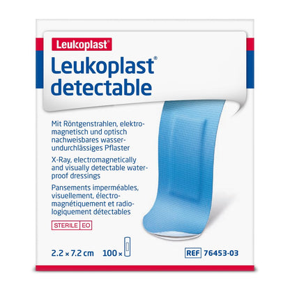 Blue Detectable Dressing Strips 7.2cm x 2.2cm (100)