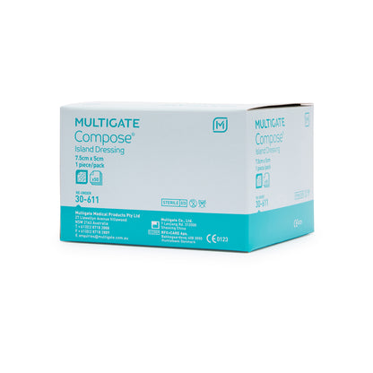 Compose Island Dressing Latex Free 5cm x 7.5cm (50)