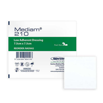 Low-adherent Dressing 7.5cm x 7.5cm