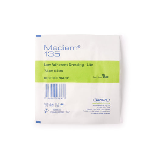 Low-adherent Dressing Lite 5cm x 7.5cm