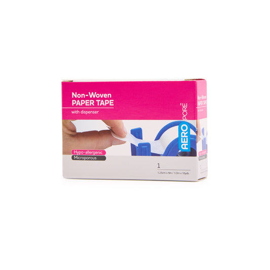 Hypoallergenic Paper Tape With Dispenser  1.25cm