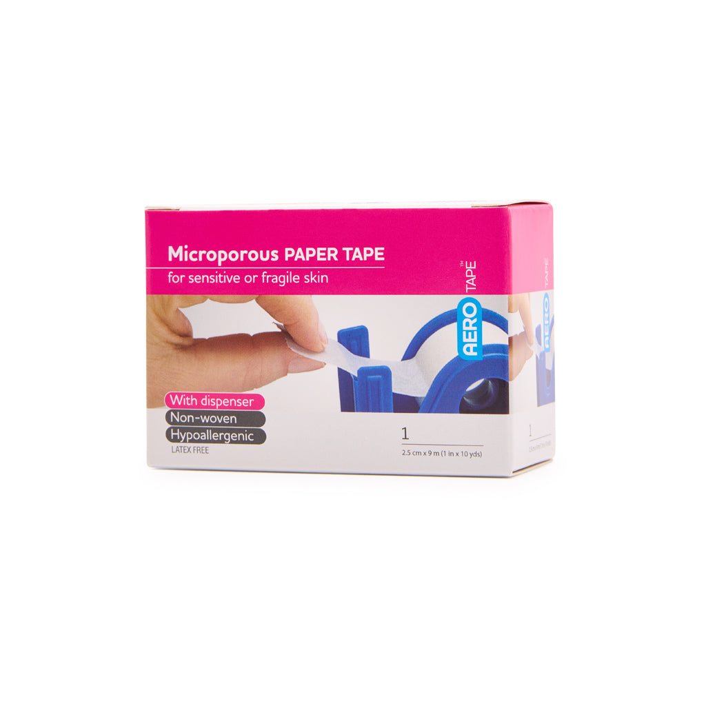Hypoallergenic Paper Tape With Dispenser  2.5cm
