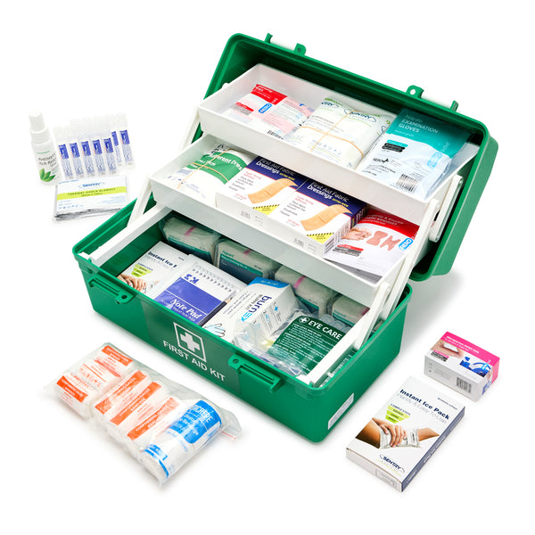 Brenniston High Risk Workplace Portable First Aid Kit open