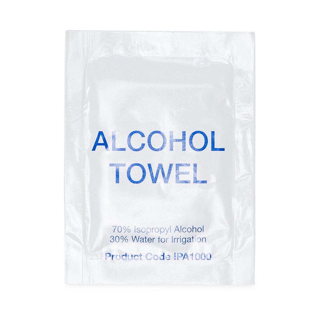 Alcohol Towel Sachets (100) - Brenniston