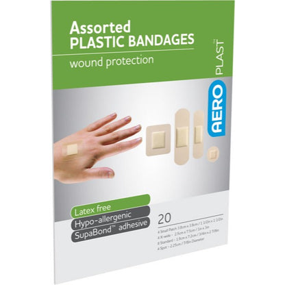 Plastic Dressings Assorted Latex Free (20)