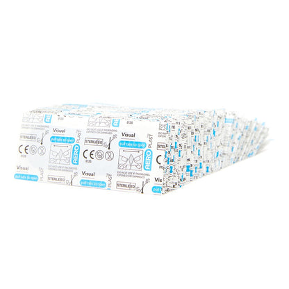 Blue Visual Dressing Strips Wide 7.5cm x 2.5cm (100) - Brenniston