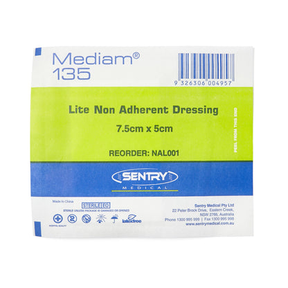 Low-adherent Dressing Lite 5cm x 7.5cm