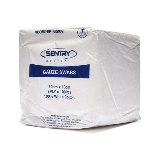 Gauze Swab 10cm x 10cm (100) - Brenniston