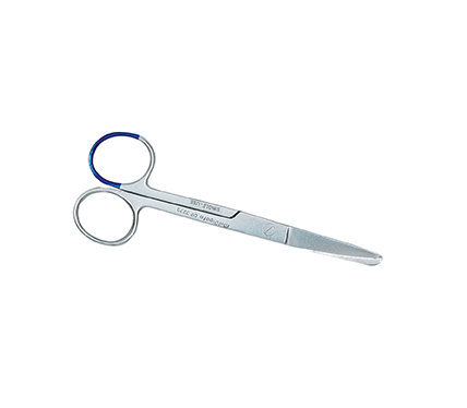 Scissors Sterile Sharp Blunt Stainless Steel 12.5cm