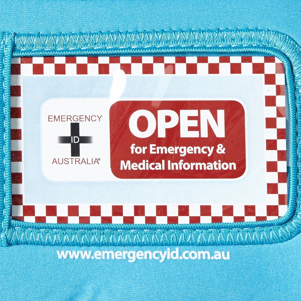 Medical Emergency ID Pouch - Blue - Small - Brenniston