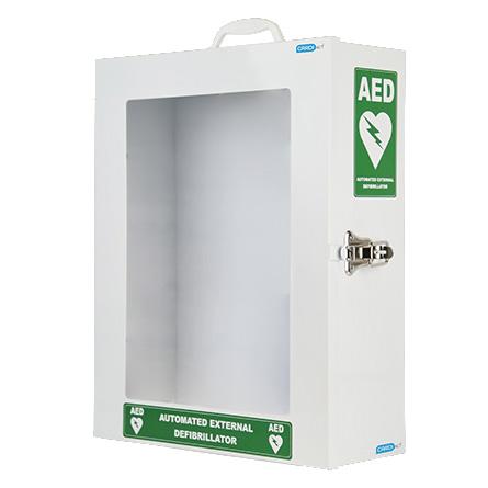 HeartSine Defibrillator (AED) 500P with Case, Cabinet and Prep Kit