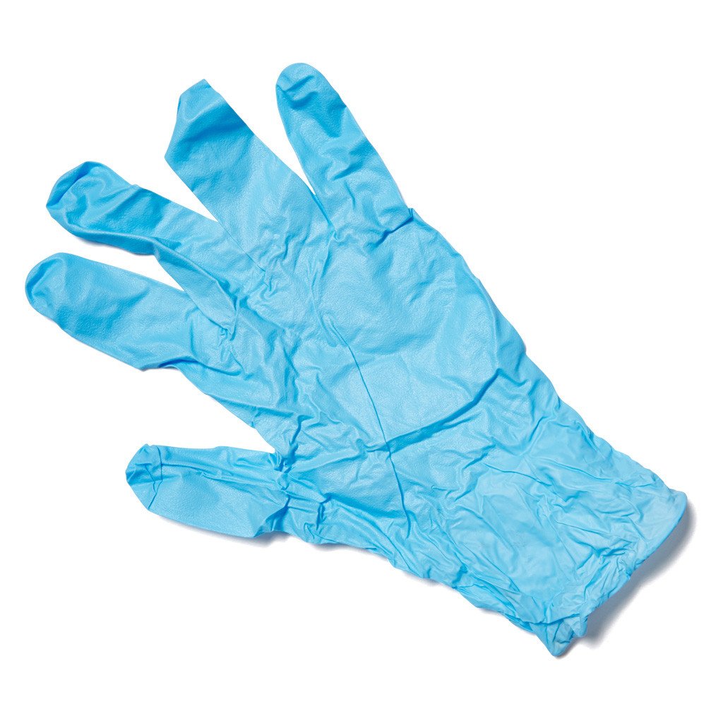 Nitrile Glove Disposable Powder Free Blue Medium (100) - Brenniston