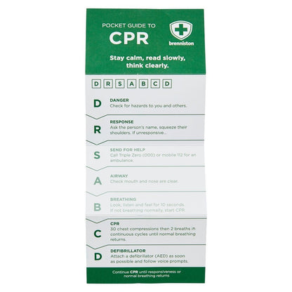 CPR Emergency Pocket Guide - Brenniston